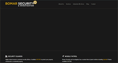 Desktop Screenshot of bomarsecurity.com